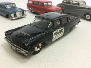 Vintage Meccano Dinky Toys Desoto Fireflite Police Patrol Car Parts Restore 1:43
