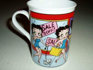 Betty Boop Danbury Fine Porcelain Collector Mugs Shopping Spree Betty