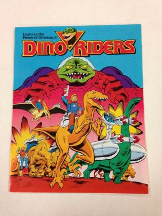Dino Riders 1987 Mini Comic
