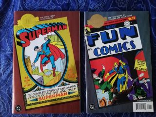 Millennium Edition – Superman 1 Chrome Edition,  More Fun Comics 73 Aquaman