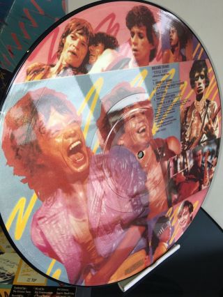 THE ROLLING STONES STILL LIFE RARE PICTURE DISC 1981 UNPLAYED VINYL LP 3