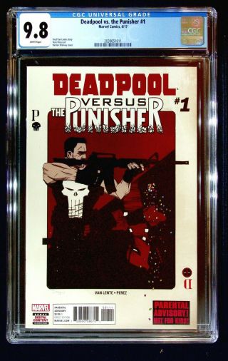 Deadpool Vs.  The Punisher 1 Cgc 9.  8 Pérez,  Shalvey Cover