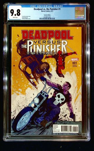 Deadpool Vs.  The Punisher 1 Cgc 9.  8 Perez,  Walsh Variant Edition
