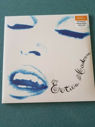 Madonna Erotica White Vinyl Sainsbury 