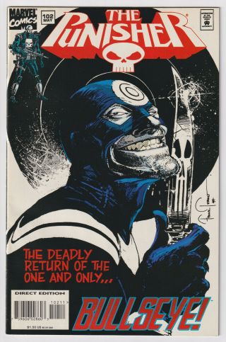 The Punisher 102 | Vol.  2 | Return Of Bullseye | Low Print Run | 1995 | Vf/vf,