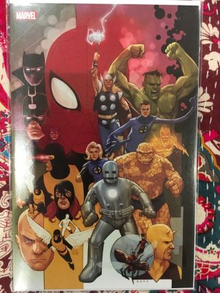 Marvel ' s 80th Anniversary Phil Noto Variant Covers.  Complete Set NM 5