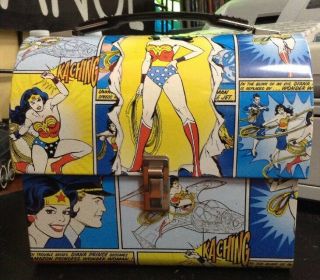 Wonder Woman Lunchbox By Vandor Slc Ut.  Rare And In.