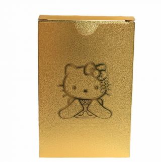 SANRIO Hello Kitty Gold Trump playing cards KAWAII From Japan 2