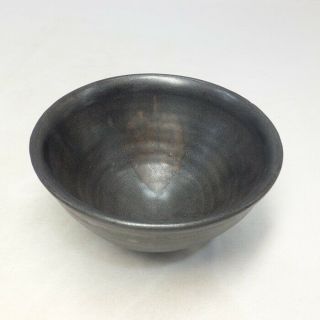H503: Chinese Tea Bowl Of Porcelain Of Popular Konoha (leaves) - Tenmoku - Chawan