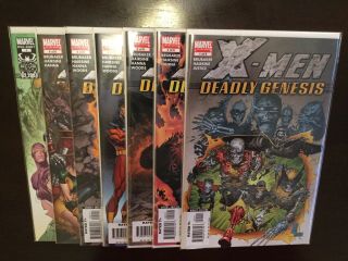X - Men Deadly Genesis S 1 - 6 And A What If One Shot (marvel Comics 2006)
