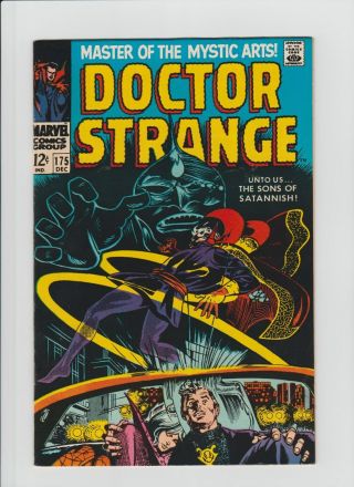 Doctor Strange 175 (dec 1968,  Marvel) Vf/nm (9.  0) Gene Colan Art