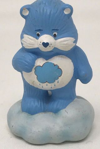 Rare Vintage Grumpy Care Bear 3 " Porcelain Figure American Greetings (53420)