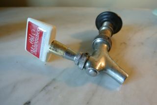 Vtg Old Milwaukee Beer Tap Pull◾hard Plastic◾breweriana Home Bar Man Cave