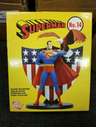 Superman No.  14 Dc Direct Collectible Mini - Statue 8 " Tall Still