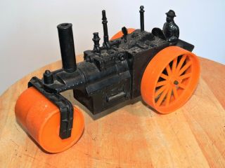 Vintage Reliable Canada Toys Plastic Steam Engine Roller Tractor