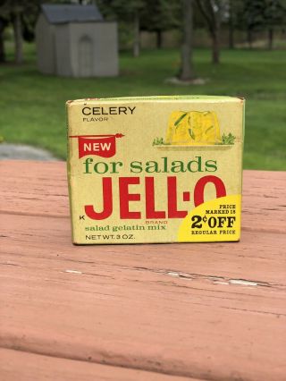 Vintage Celery Flavored Jell - O/ General Foods 60’s
