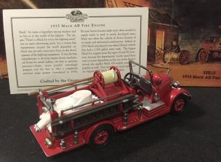 Matchbox - Models of Yesteryear - YFE15 - M - 1935 Mack AB Fire Engine - Red 4