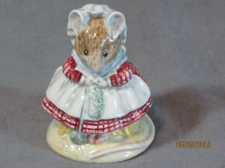 Exclt Beswick Beswick Beatrix Potter Old Woman Who Lived In Shoe Knitting Bp3b