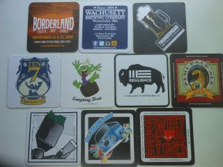 10 Craft Beer Coasters - Laughing Troll,  Ten 7,  College St,  Thunderhead,  Kettle Head