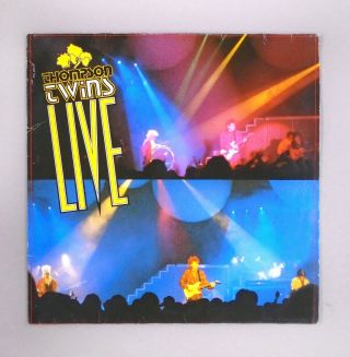 Thompson Twins - Live Signed Fan Club Only - 12 " Vinyl Lp - Tt Lp1