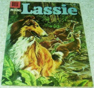 Lassie 36 (vf,  8.  5) 1957 Painted Cover 50 Off Guide