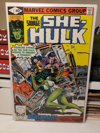 The Savage She - Hulk 2 (vf/nm) 2nd App.  Of She - Hulk First Print.  1980