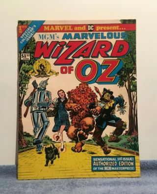 Vintage Marvel & Dc Comics Mgm’s Marvelous Wizard Of Oz 1975 Comic Book