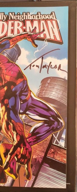 Friendly Neighborhood spiderman 2 1:25 Signed by Tom Taylor 4