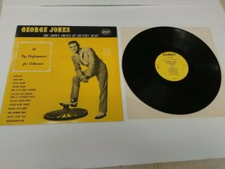 George Jones The Crown Prince Of Country Music Starday Slp - 125 Vinyl Lp Vg Vg,