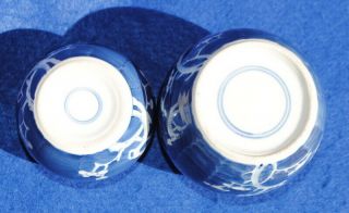 2 1900 ANTIQUE CHINESE PORCELAIN BLUE AND WHITE PRUNUS BLOSSOM GINGER JARS 7