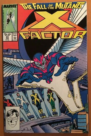 X - Factor 24 (1988) Vf/nm 1st Archangel Origin Apocalypse