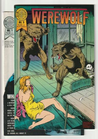 Werewolf 1 2 3 4 5 Complete SET 1988 Blackthorne Horror DR 2