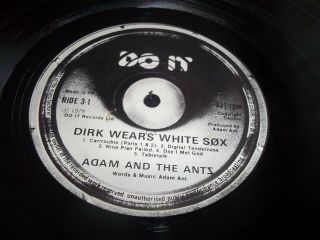 Adam And The Ants ‎– Dirk Wears White Sox - 1979,  UK,  Vinyl,  LP 8