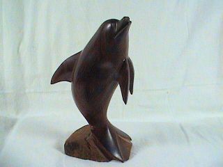 Hand Carved Ironwood,  Iron Wood Dolphin