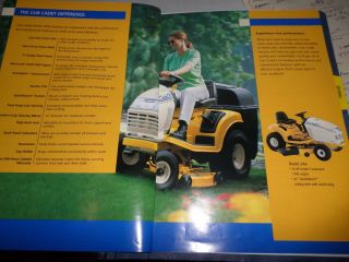 Cub Cadet Tractor Series 2000 Dealers Sales Brochure 2