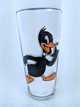 Vintage 1973 Pepsi Glass Looney Tunes Warner Bros.  Daffy Duck
