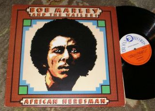 1970s Uk - Press Reggae Ska Lp Bob Marley & The Wailers " African Herbsman " Trojan