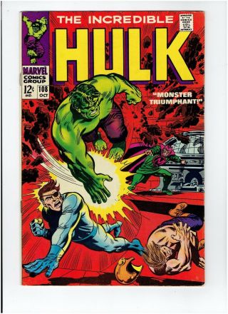 The Incredible Hulk 108 Stan Lee Herb Trimpe
