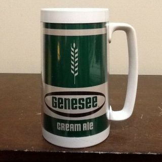 Vintage Genesee Cream Ale Plastic Beer Mug/stein Thermo Serv