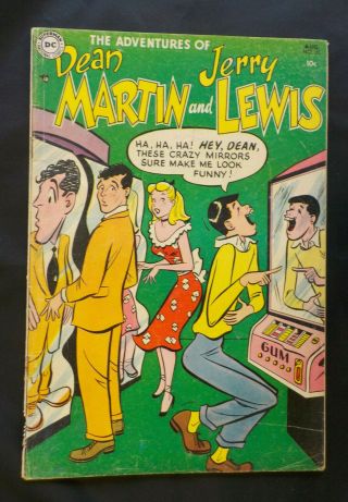 Dean Martin And Jerry Lewis 15 Dc 1954 Very Good Bob Oksner Hayfamzone