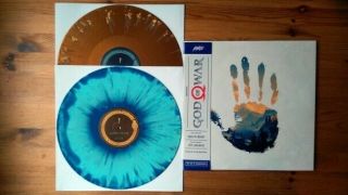 God Of War 4 Video Game Vinyl Soundtrack Record 2 Lp Gold/blue Mccreary Mondo
