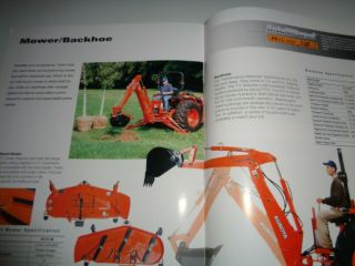 Kubota L3130 L3430 L3830 L4330 L4630 L5030 Tractor Loader Backhoe Brochure 3