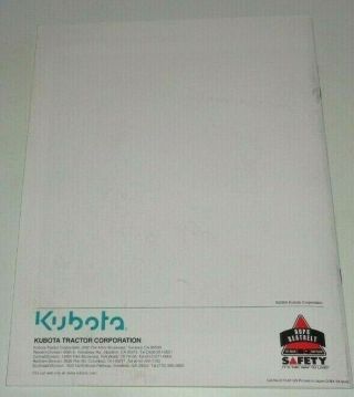 Kubota L3130 L3430 L3830 L4330 L4630 L5030 Tractor Loader Backhoe Brochure 4