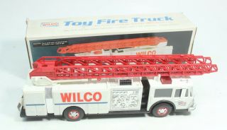 Servco Gasoline Fire Ladder Truck Toy Bank Dual Sound Battery Op 1990 Vtg