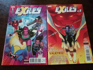 Exiles 1 And 2 (2018) - Marvel Comics - 1st Appearance Valkyrie - Mcu