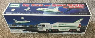 1999 Hess Truck (toy Truck And Space Shuttle With Satelite) Nib Never Opened