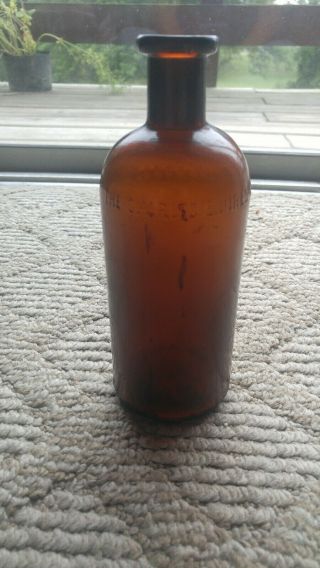 Vintage Hires Root Beer 1800s Charles E.  Hires Co.  Big Brown Bottle Vgc