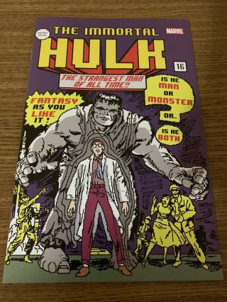 Immortal Hulk 16 Homage “16 Bit” Variant
