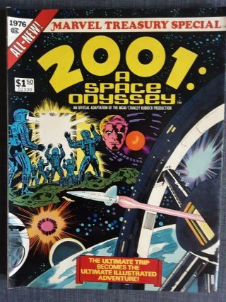 2001: A Space Odyssey Marvel Treasury Edition 1976 Jack Kirby Art Vf - (7.  5)