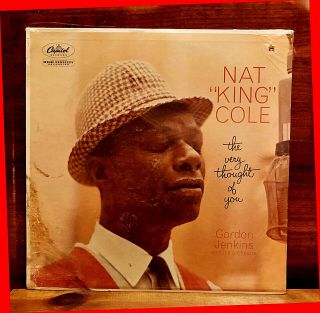 The Very Thought Of You By Nat King Cole 12 " Lp Orig 1958 Capitol W108 Mono